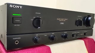 Sony stereo amplifier F170 SOURCE DIRECT CIRCUT 3030 watt 8 ohms [upl. by Inoj]