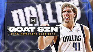 Dirk Nowitzki Went LEGEND In 2011 🏆  GOAT SZN [upl. by Elodia444]