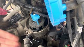 How to change a distributor on a ford 302 [upl. by Ennairrek]