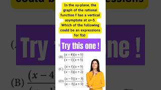 AP Precalculus Prep Vertical Asymptotes and Holes apprecalculus math prep [upl. by Mishaan984]