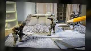 Building Tamiya US Army Infantry Set DDay Diorama Part One [upl. by Terryn]