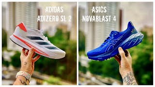 REVIEW ESPECIAL ADIDAS ADIZERO SL 2 VS ASICS NOVABLAST 4 [upl. by Atinra]