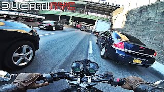 ducati crank backfires misfires jerks and yanks v905 [upl. by Saber214]