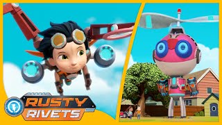 Rusty’s Day of the Drones  Rusty Rivets  Cartoons for Kids [upl. by Aisats]