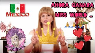 Mhoni Vidente da nueva predicción en los certámenes mundiales gana México MISS MUNDO y Débora Hallal [upl. by Enilatan294]