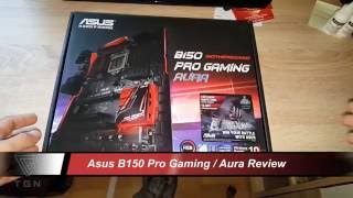 BESTES MAINBOARD  Asus B150 Pro Gaming  Aura Review Deutsch  German [upl. by Paxon775]