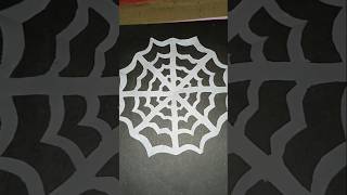 Halloween snowflakesdiy trending papercutting [upl. by Anallese]