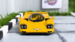 Sparky x Tiny Porsche Dauer 962 Le Mans  Yellow Unboxing and Closer Look [upl. by Aynna258]