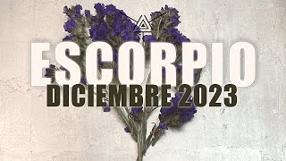 Escorpio ♏️  La buena suerte te encuentra ☆ Lectura de Tarot Triple Cruz Diciembre 2023 [upl. by Byrle591]