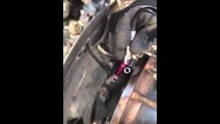 Greasing a sealed Super Duty Ford wheel bearing [upl. by Lipp]