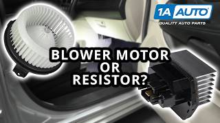 Heat Stopped Working In My Car Blower Motor or Resistor [upl. by Lance]