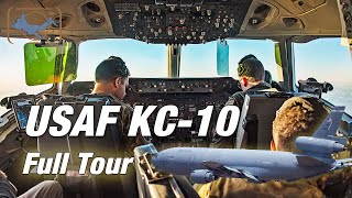 Full inside tour of the US Air Force KC10A Extender [upl. by Ziul]