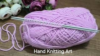 Great knitting pattern see what I did 🎉 Very easy knitting pattern [upl. by Akym415]