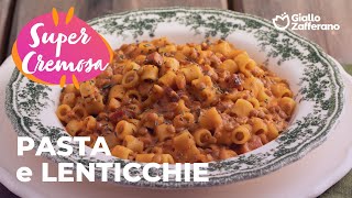 PASTA e LENTICCHIECREMOSA e SAPORITA😍🥄 [upl. by Nipha]