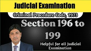 Cognizance of Offences by Magistrate  196 to 199  Lecture Series on Judicial Exam  CrPC Part 66 [upl. by Mccallion]