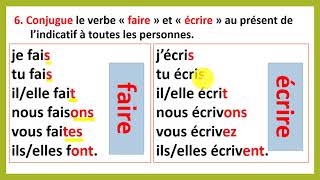 les verbes du troisième groupe au présent de l’indicatifأفعال المجموعة الثالثة في المضارع [upl. by Hibbitts798]