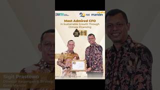 Direktur Keuangan dan Strategi Bank Mandiri raih Special Award Top BUMN Awards 2024 [upl. by Ylluz]