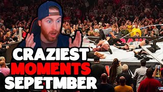 CRAZIEST WWE MOVES September 2024 [upl. by Elvyn]