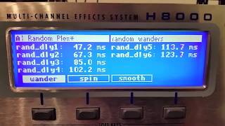 Eventide H8000 Random Delays Plex [upl. by Ayisan]