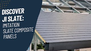 The new slate roof is here meet JI Slate Insulated Panels [upl. by Anaet]