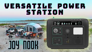 OffGrid Beach Camping with Njoynook Alpha 800 Power Up Anywhere [upl. by Nyrek]