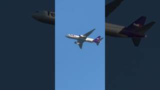 FedEx 767 flys by [upl. by Jobyna]