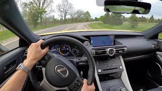 2020 Lexus RC F  POV Driving Impressions [upl. by Neirrad]