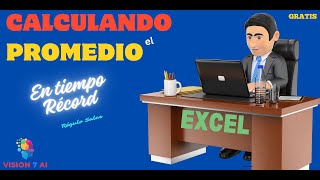 CÓMO CALCULAR EL PROMEDIO DE quotEDADESquot EN TIEMPO RÉCORD Curso Completo EXCEL [upl. by Enahsal]