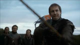 Edmure Tully misses his shots but hits Rhaegal instead [upl. by Atekin]