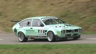 Hillclimb Bergrennen Reitnau  great Alfa Romeo GTV Opel Kadett GTE BMW E30 Porsche 935 Turbo FV22 [upl. by Aicittel18]