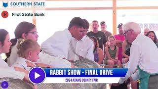 2024 Adams County Fair  Rabbit Show [upl. by Licht505]