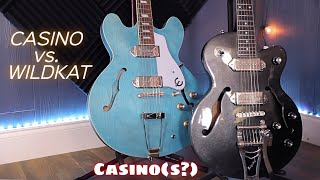 Epiphone Casino vs Epiphone Wildkat [upl. by Conner986]