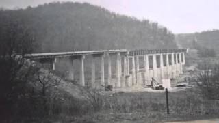 US 40 imploded 1946 bridge resurfaces Yough Lake Pa [upl. by Cowles]