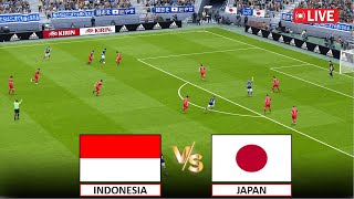 🔴Langsung  Indonesia vs Japan I FIFA World 2026 Qualifier Match Live Stream I eFootball Pes 21 Game [upl. by Colin]