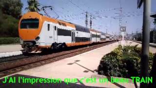 un voyage en train de Meknes vers Tanger sans commentaire مكناس  طنجة والقطار المغربي [upl. by Ardnwahs]