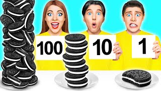 100 Слоев Еды Челлендж  Смешные Моменты от Multi DO Food Challenge [upl. by Akenaj610]