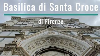 Basilica di Santa Croce di Firenze  Basilica of Santa Croce in Florence florence 4k foryou [upl. by Ahsietal]