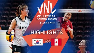 🇰🇷 KOR vs 🇨🇦 CAN  Highlights Week 1  Womens VNL 2022 [upl. by Whiteley]