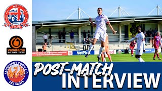 Interview Charlie Jolley Delighted with Brace and Win [upl. by Krishnah424]