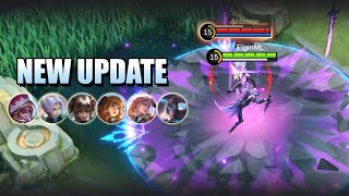 LING BUFF GUINEVERE BUFF BLADE ARMOR BUFF  MOBILE LEGENDS PATCH 1664 ADVANCE SERVER [upl. by Allekim224]