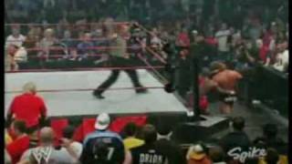 wweraw032904 shelton benjamin vs triple h part 3 [upl. by Dowlen]