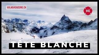 ✝️ Tête Blanche  Ascension depuis Arolla dans un ciel laiteux  V4S  Valais  Suisse [upl. by Hermosa163]