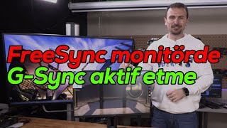 AMD FreeSync monitörde Nvidia GSync nasıl açılır [upl. by Tedman897]