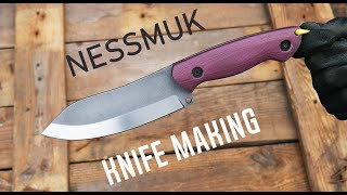 Knife Making Modern Nessmuk – Bushcraft knife [upl. by Eastlake670]