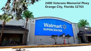 Shopping at Walmart Supercenter in Orange City Florida on Veterans Memorial Pkwy  Store 563 [upl. by Agbogla]