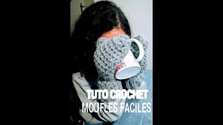 TUTO CROCHET  MOUFLES FACILES [upl. by Eneliak278]