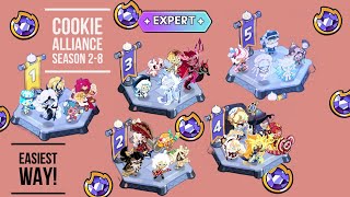 Cookie Alliance Season 28 Expert Difficulty Guide  Easiest Way  Cookie Run Kingdom [upl. by Nairbal]