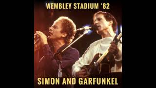 Simon and Garfunkel  Slip Sliding Away Live at Wembley Stadium 1982 [upl. by Camilia]