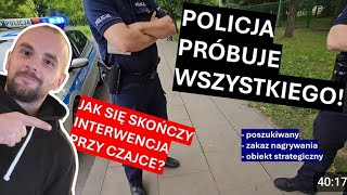 POLICJANCI PRÓBUJĄ OHYDNIE PODEJSC AUDYT OBYWATELSKI  ANALIZA [upl. by Annyrb]