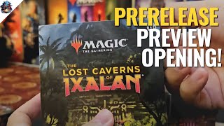 PREVIEW OPENING of The Lost Caverns of Ixalan Prerelease Kit  MTGIxalan  tapandsaccom [upl. by Maggee]